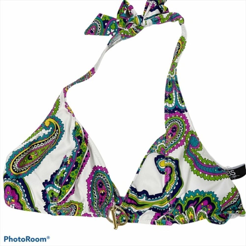 Abs Allen Schwartz Paisley Bikini Size 12, 8 - Picture 2 of 12